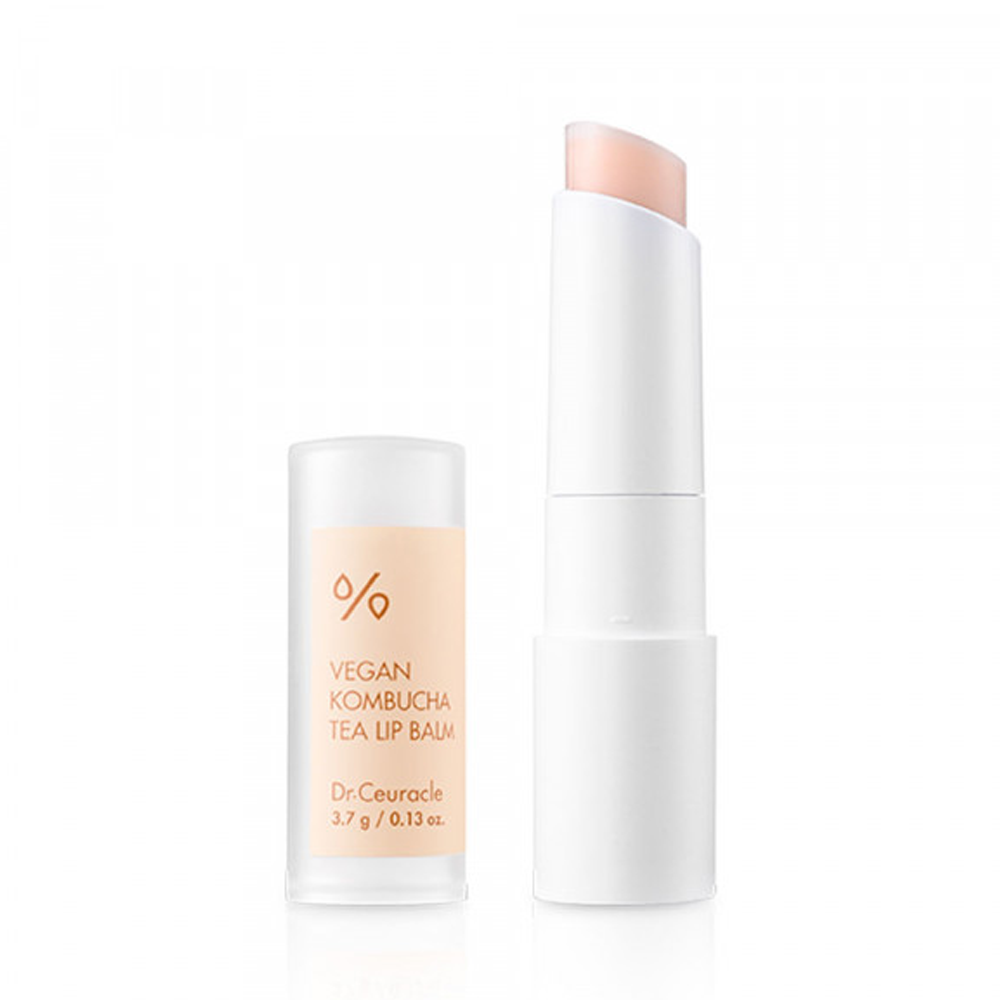 Dr. Ceuracle Vegan Kombucha Tea Lip Balm 3,7 г - Зволожуючий бальзам для губ з екстрактом комбучі Dr. Ceuracle Vegan Kombucha Tea Lip Balm 3,7 г - Зволожуючий бальзам для губ з екстрактом комбучі